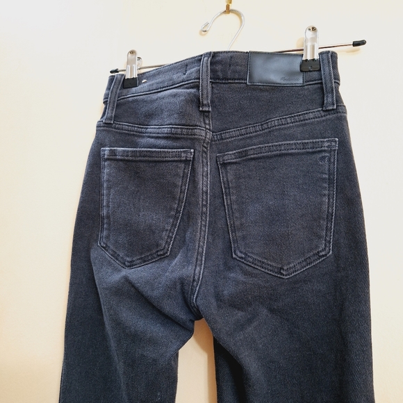 Madewell 10" High Rise Skinny Jeans Black Stretch Denim Sz 24 - Picture 11 of 11